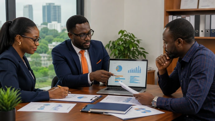 Consultant accompagnant une entreprise dans l’analyse de ses activités