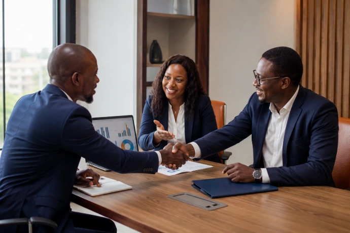 Réunion de conseil et d’accompagnement d’entreprise