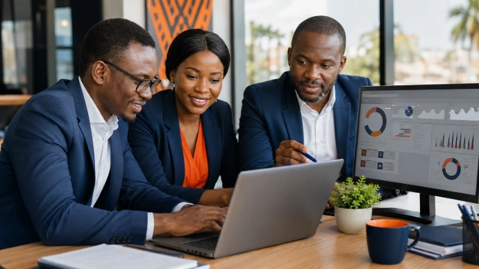 Consultante analysant les besoins d’une entreprise