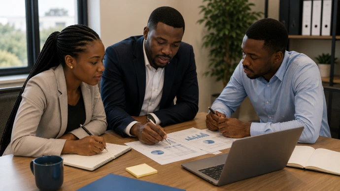 Analyse de documents avec des dirigeants d’entreprise